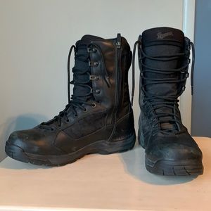 Danner Striker Torrent Side-zip 8” Black Tactical Boots, Waterproof Gore-Tex
